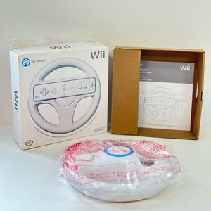 Official OEM Nintendo Wii Steering Wheel New Open Box